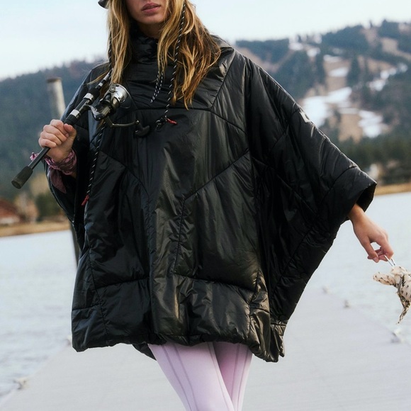 Moon Glow Packable Poncho - Picture 2 of 6